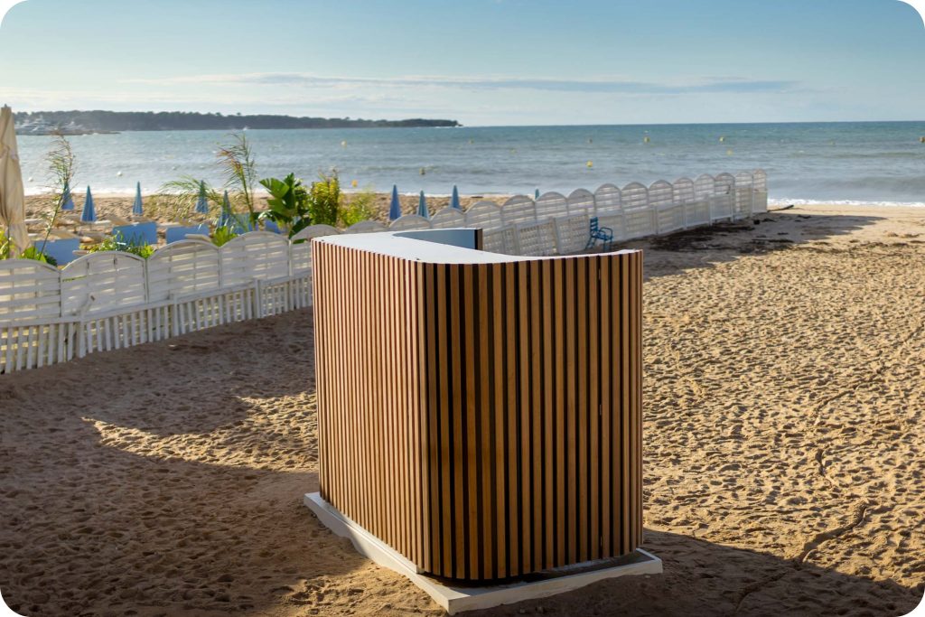 Aquaspot sur la plage